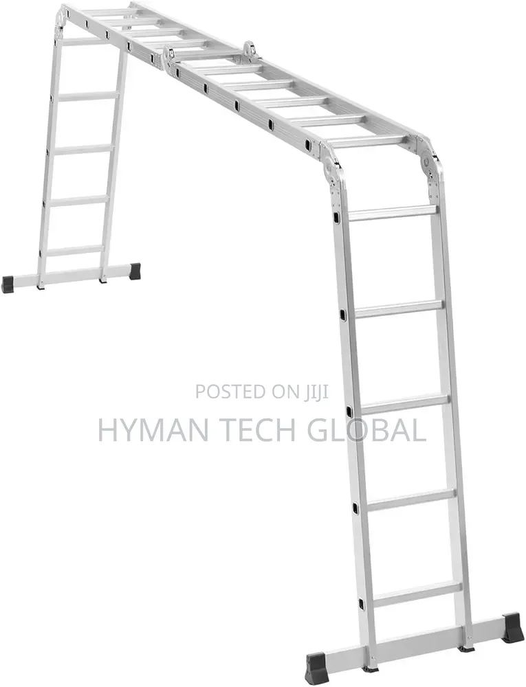 Multipurpose Aluminum Folding Ladder 20 Steps, 5.6m, 5x4