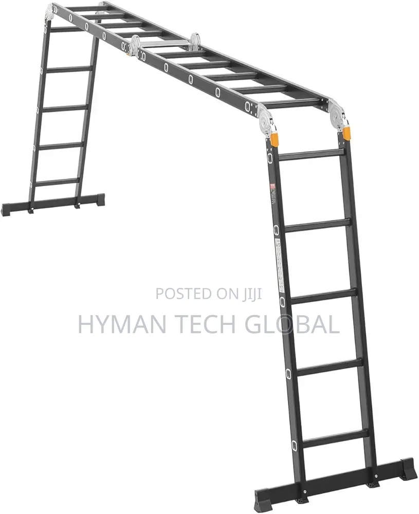 Multipurpose Aluminum Folding Ladder 20 Steps, 5.6m, 5x4