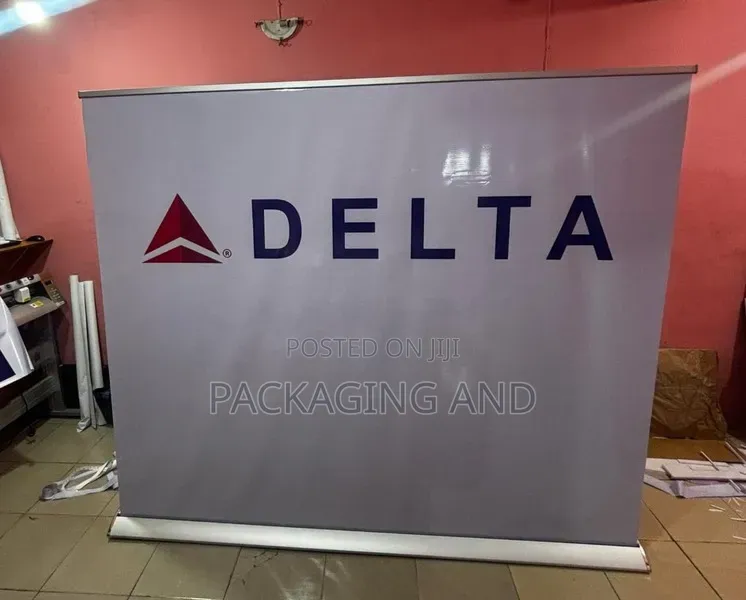 Branded Roll Up Banner for Stores (10x7ft)|Solid Base| (Stand Print)
