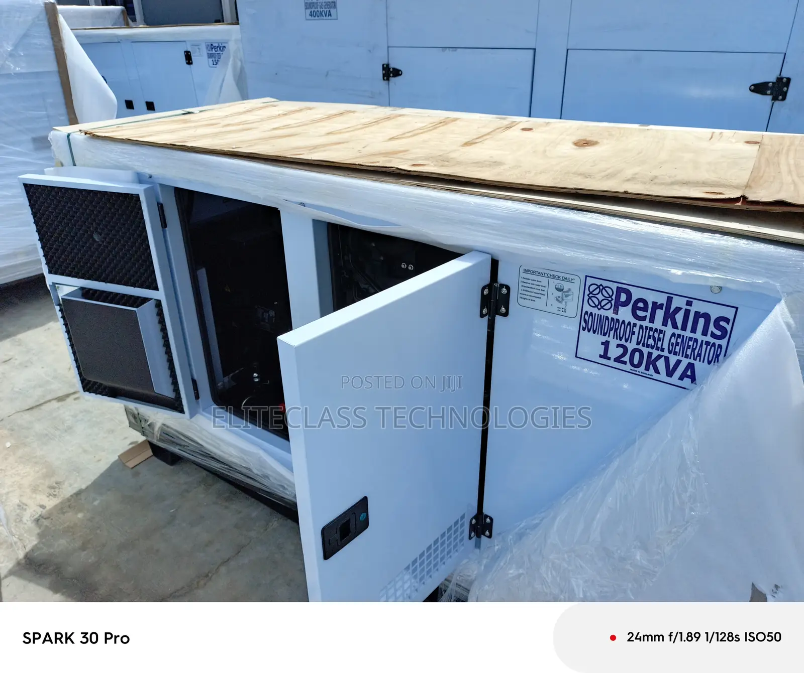 Perkins 120kva Generator (Silent Diesel Type)