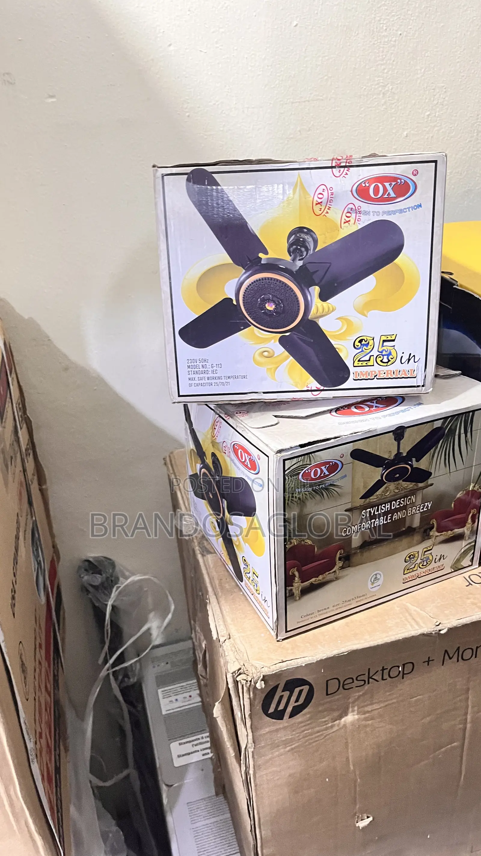 Ox Ceiling Fan 25 Inches [G-113] – Stable Performance Ceiling Fan