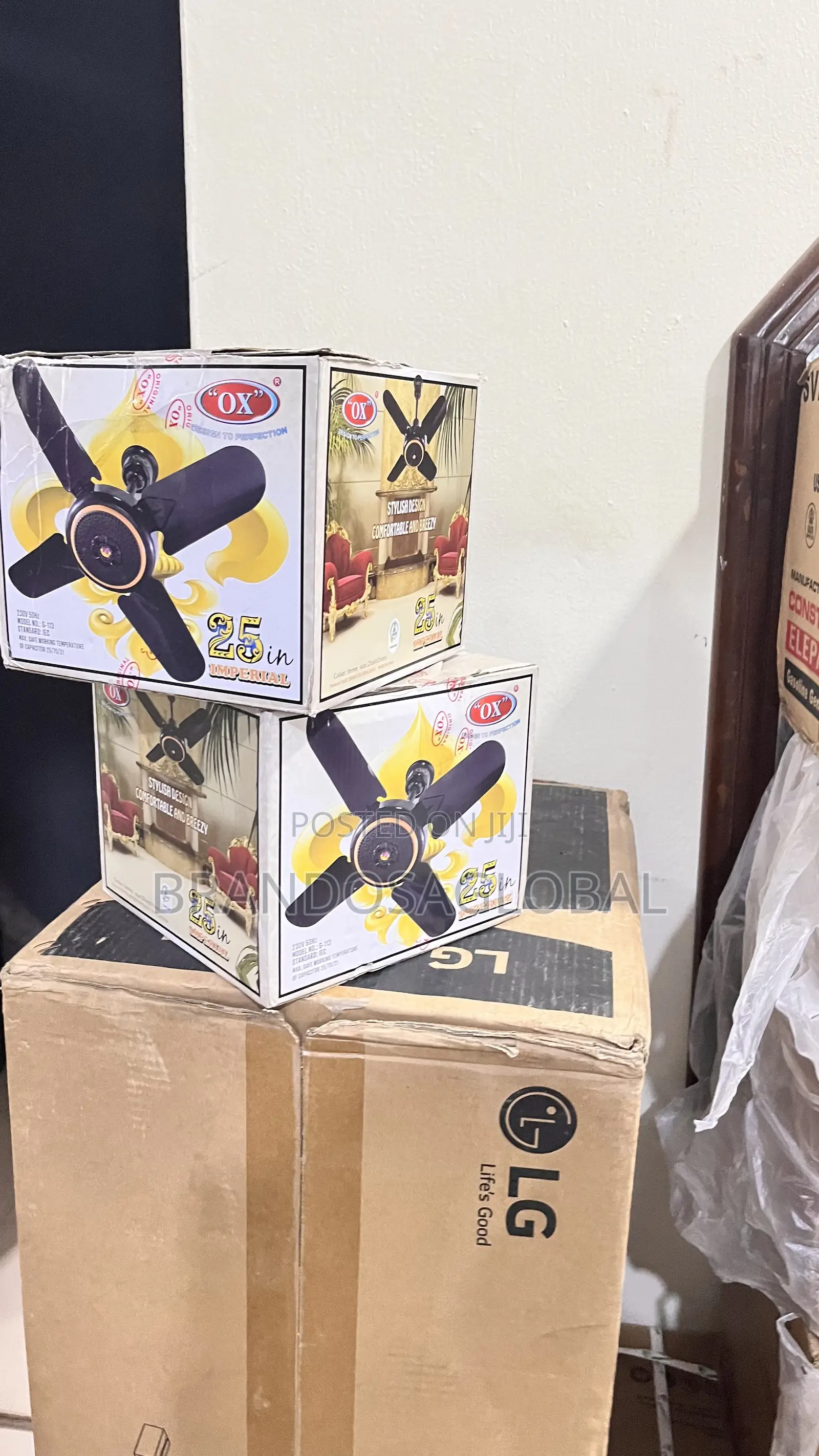 Ox Ceiling Fan 25 Inches [G-113] – High Speed Cooling Ceiling Fan