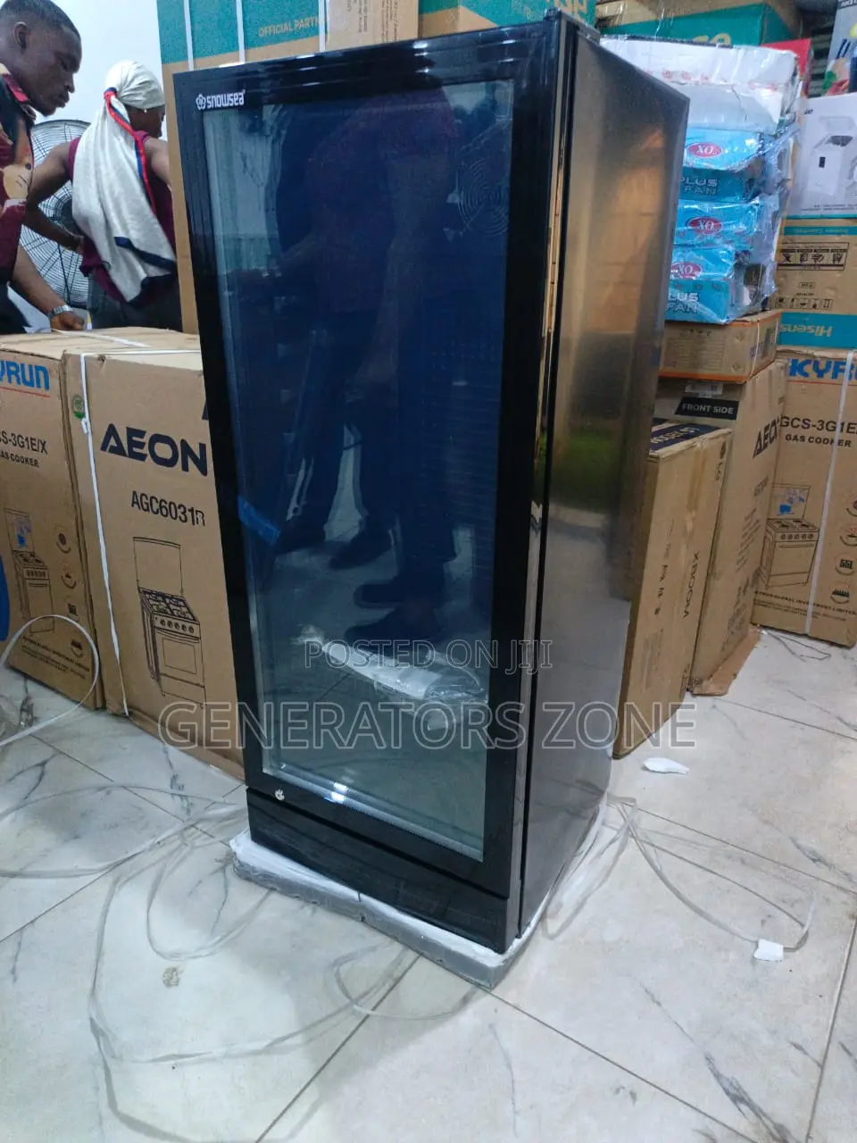 270l Snowsea Vertical Display Chiller Lc270