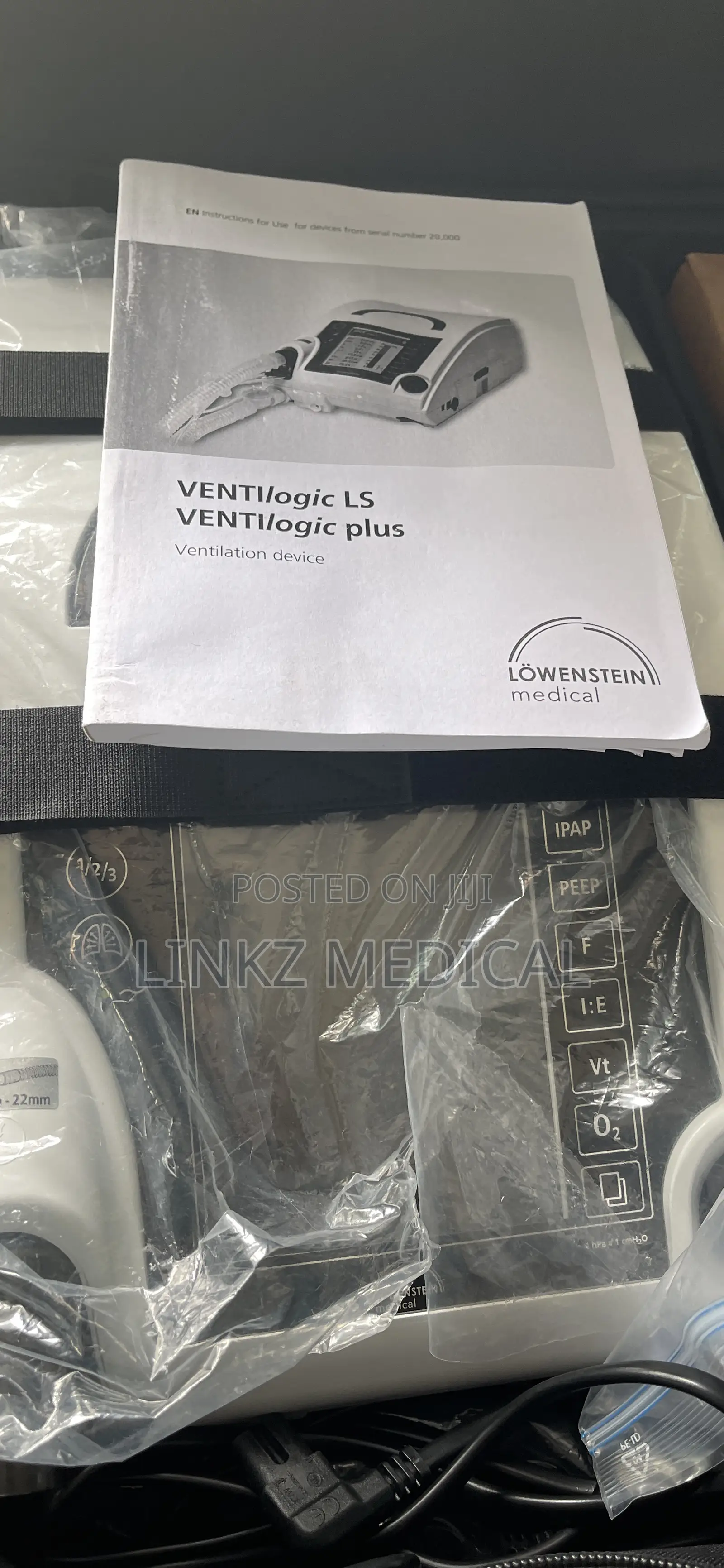 Brand New Portable Ventilogic Lowestein Ls Ventilator