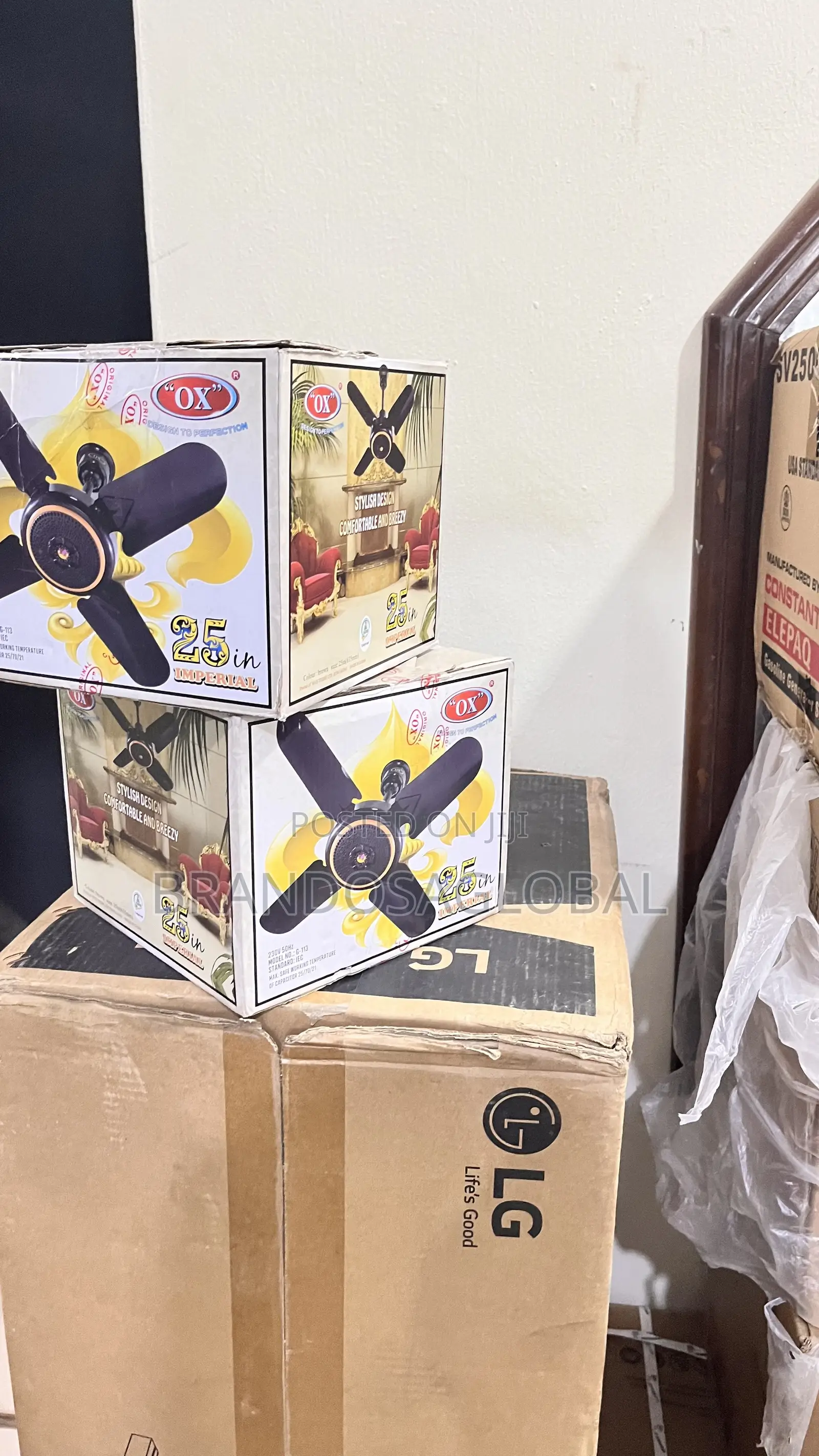 Ox Ceiling Fan 25 Inches [G-113] – Premium Cooling Ceiling Fan System