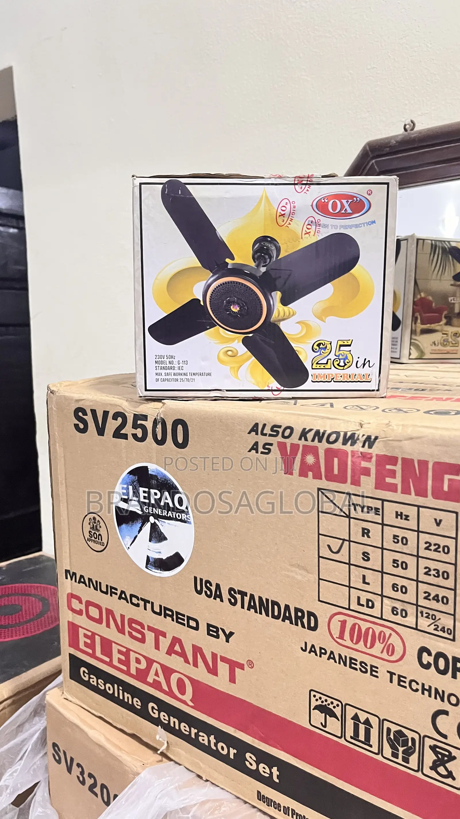 Ox Ceiling Fan 25 Inches [G-113] – High Performance Ceiling Fan