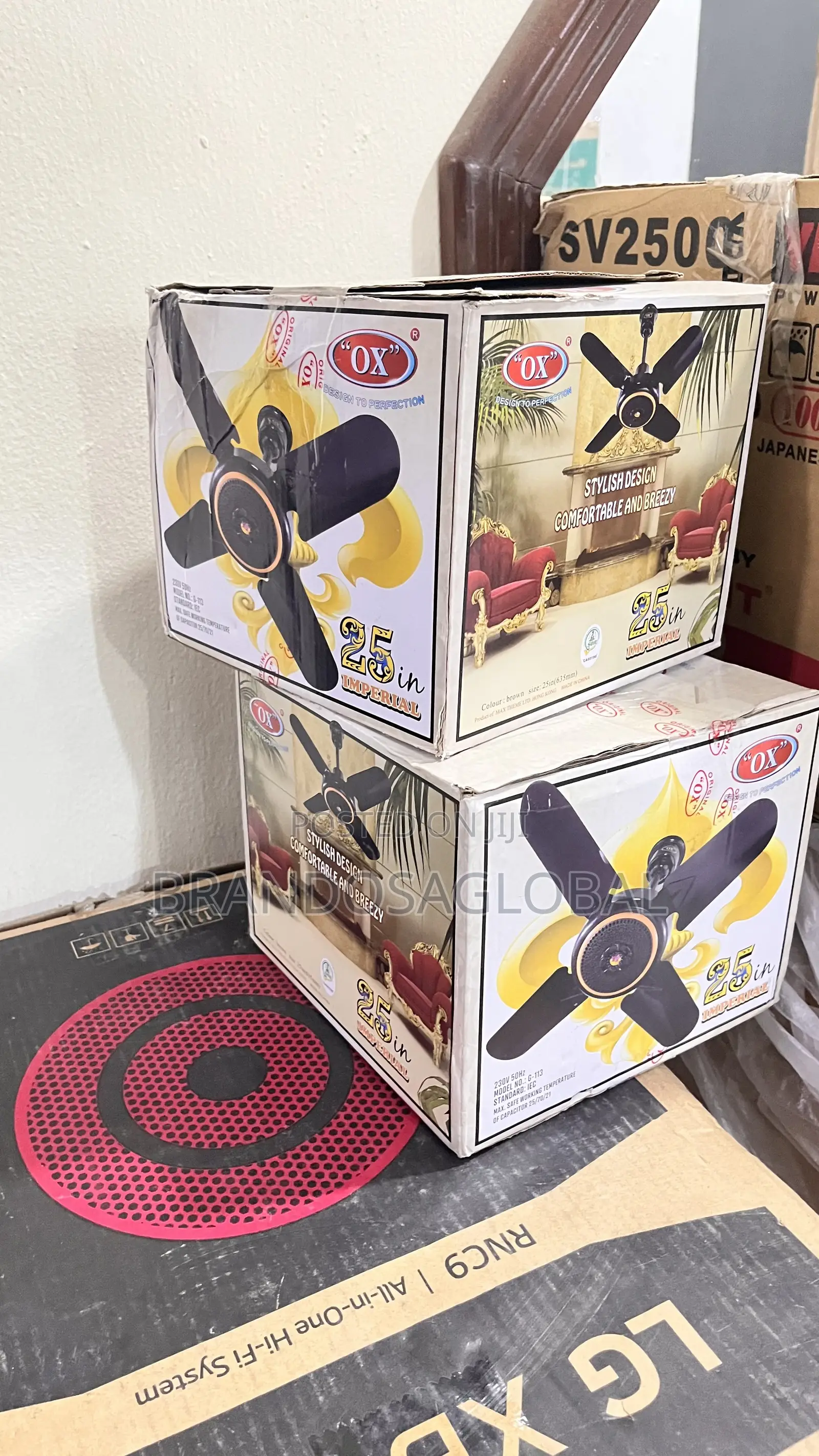 Ox Ceiling Fan 25 Inches [G-113] – Durable Performance Ceiling Fan