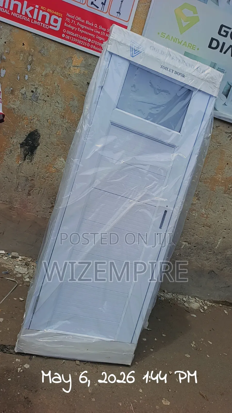 PVC Toilet Standard Doors Available