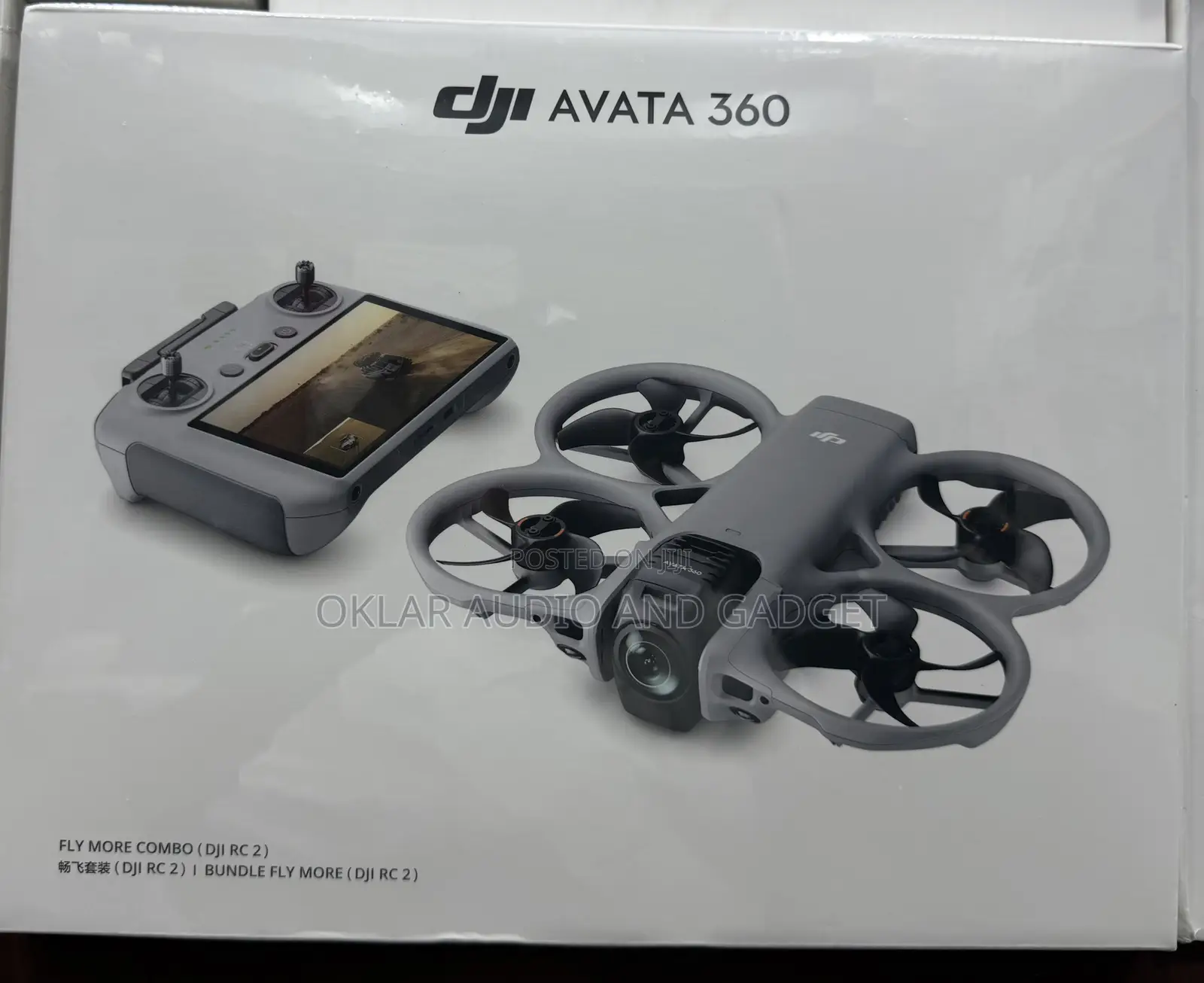 Dji Avata 360 Flymore Combo Drone With Rc2 Screen With Resolution