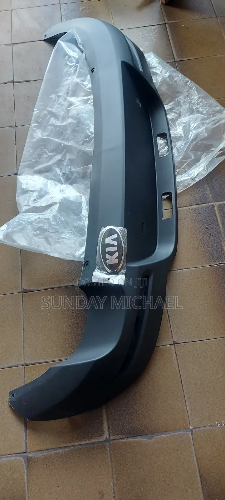 Kia Rio Back Down Bumper 2012