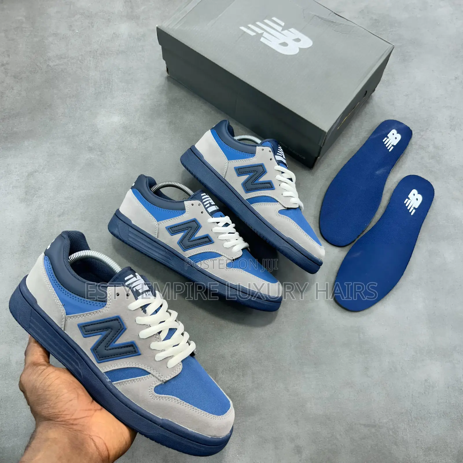 New _ New Balance Numeric 480 “Grey / Blue” Snks”•*