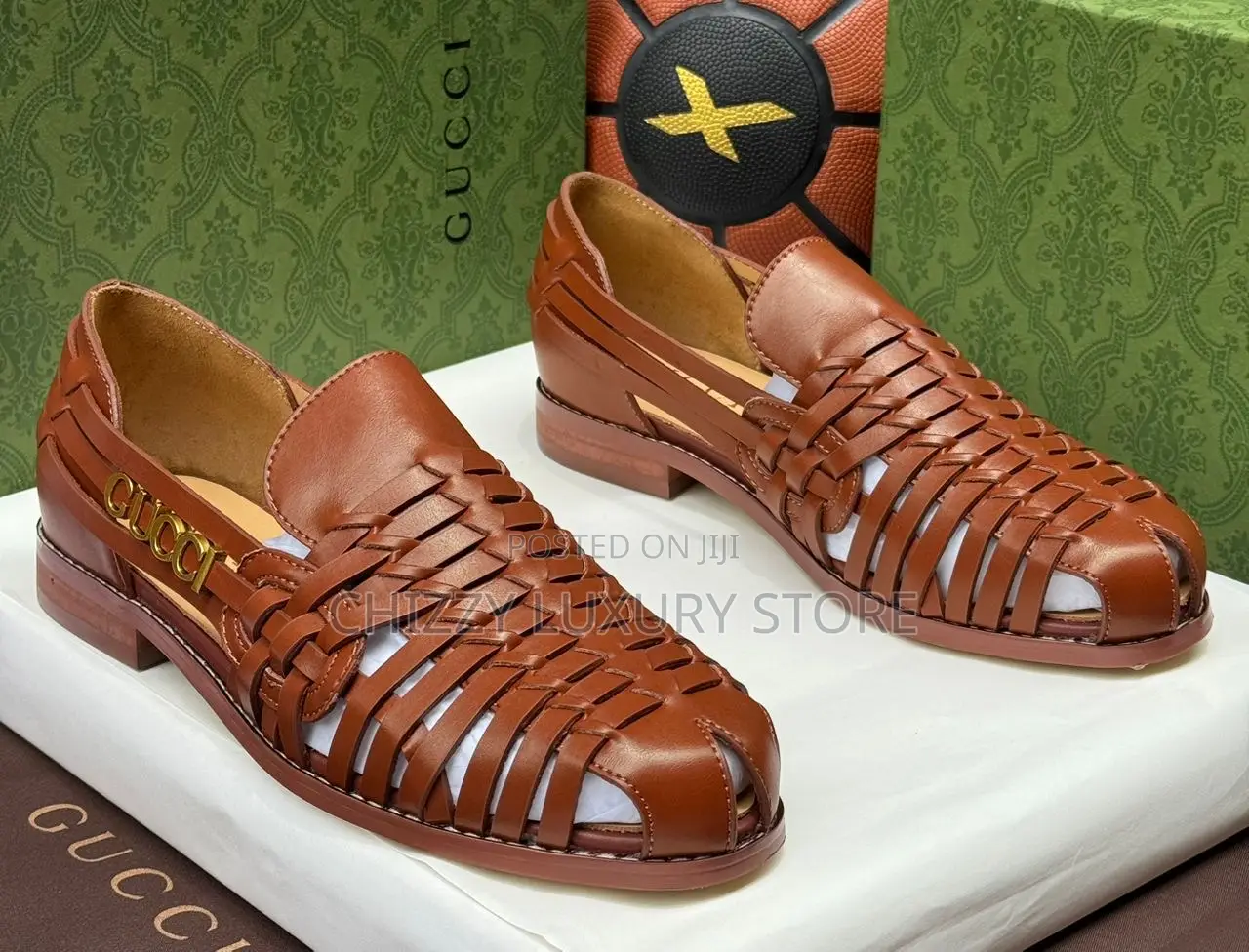 Gucci Quality Luxury Men Genuine Leather Shoe