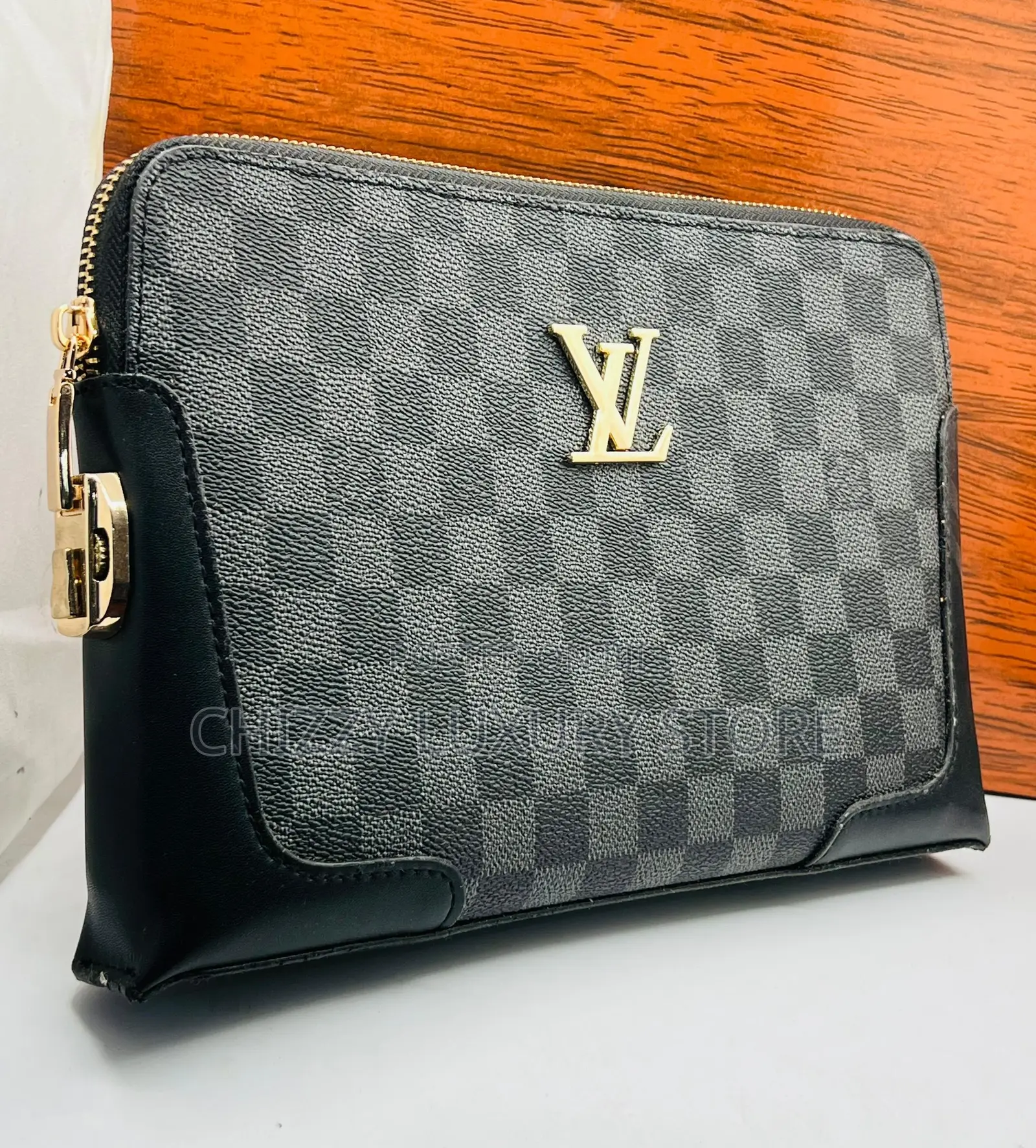 Versace Quality Luxury Men Genuine Leather Purse