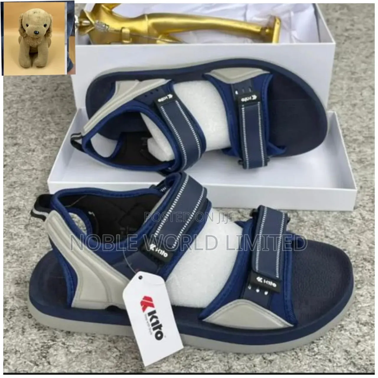 Black/Blue Kito Sandals NGN 6g
