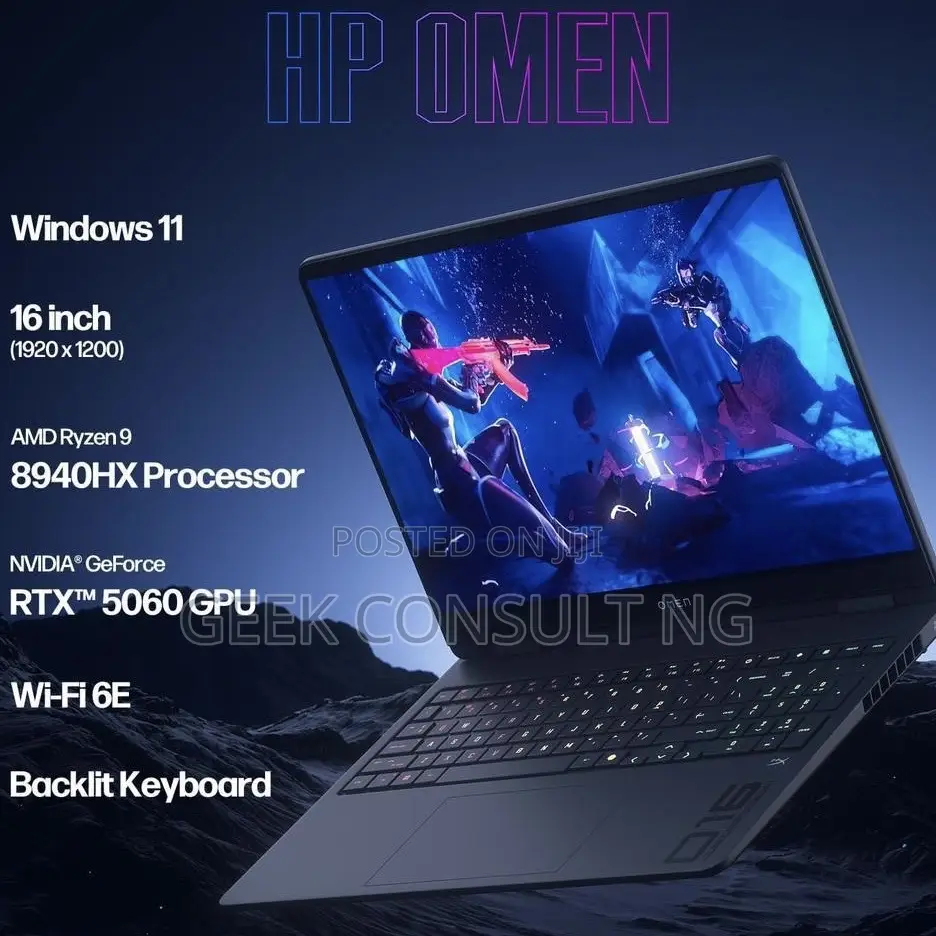 New Laptop HP Omen 16 32GB AMD Ryzen 9 SSD 1T