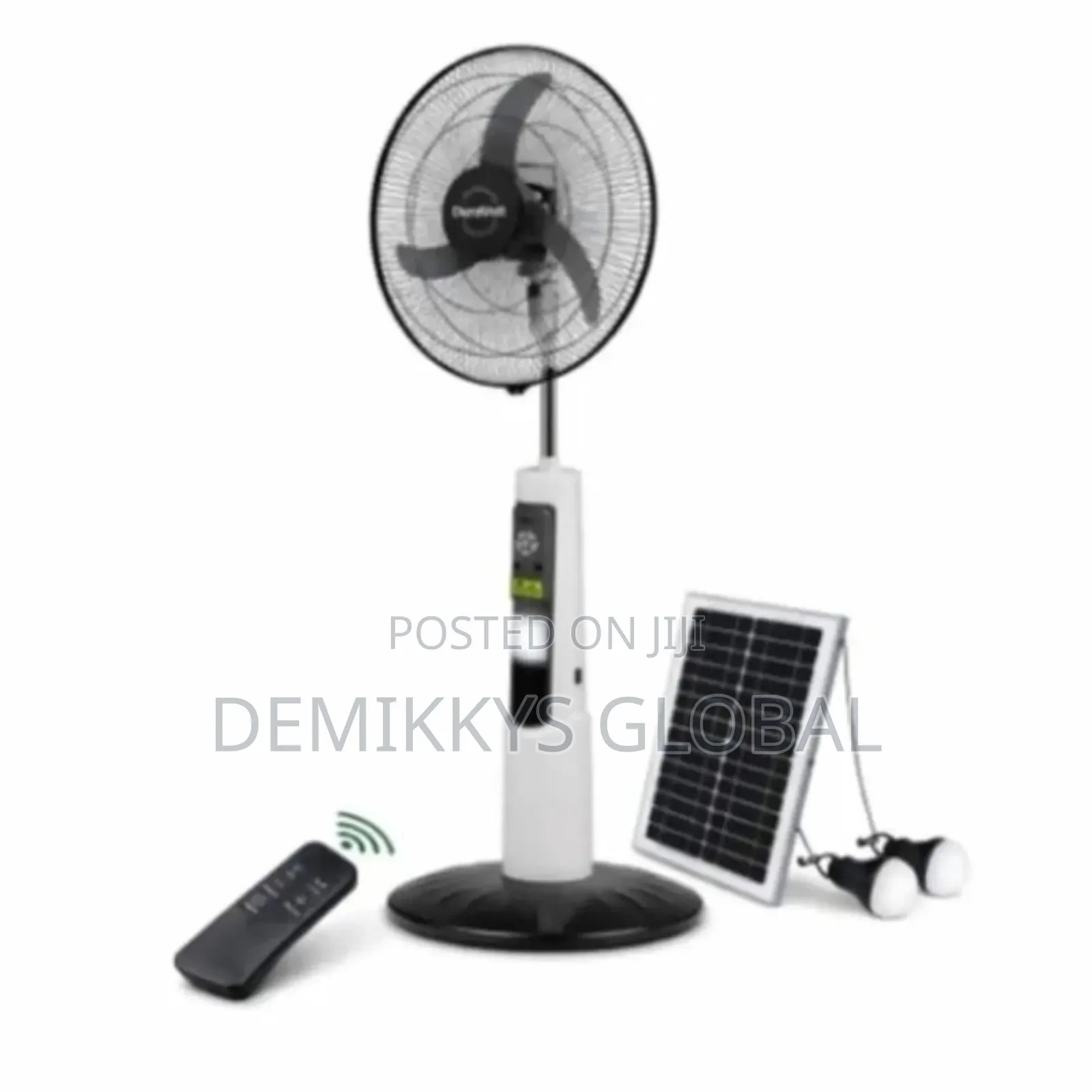 Duravolt Rechargeable Solar Fan 18inches