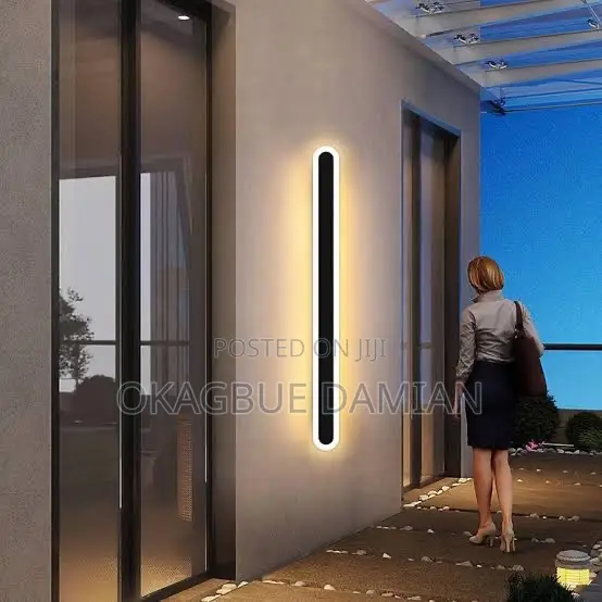 Minimalist Outdoor Waterproof Led Long Strip Wall Lamp