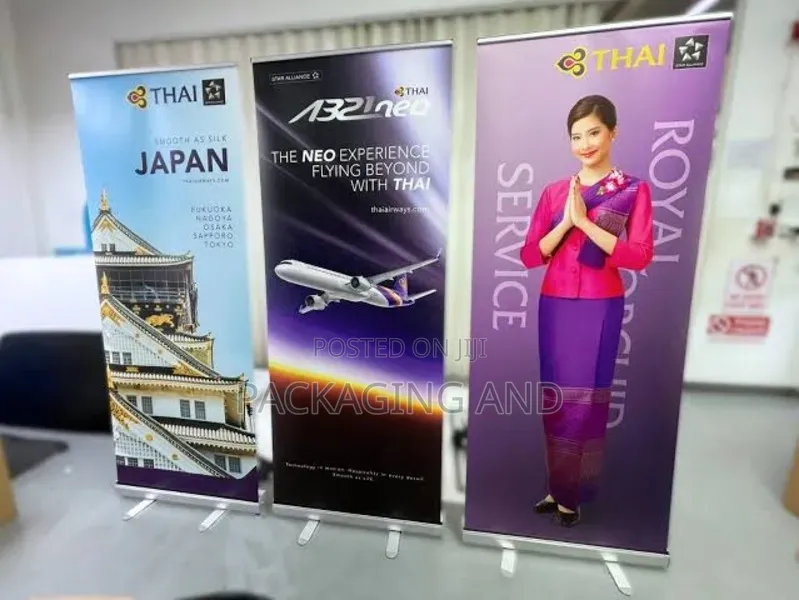 3x7ft Rollup Banner Standprinting for Reception(Stand Print)-Slim Base