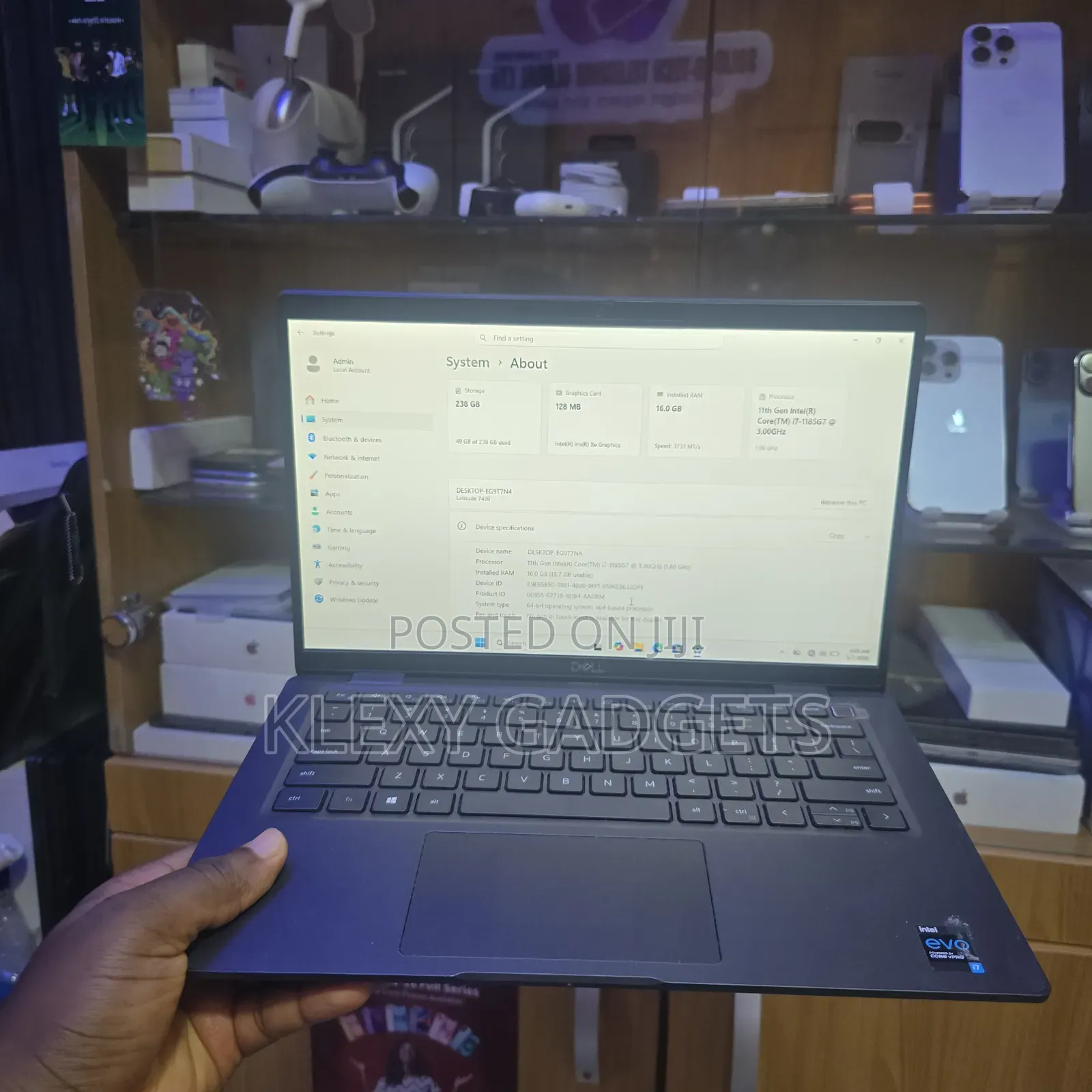 Laptop Dell Latitude 7420 16GB Intel Core i7 SSD 256GB