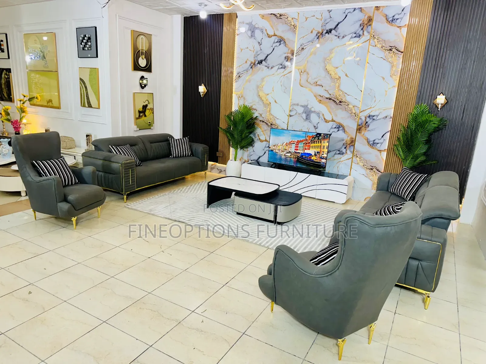 The Onyx 7 Seater Sofa Set