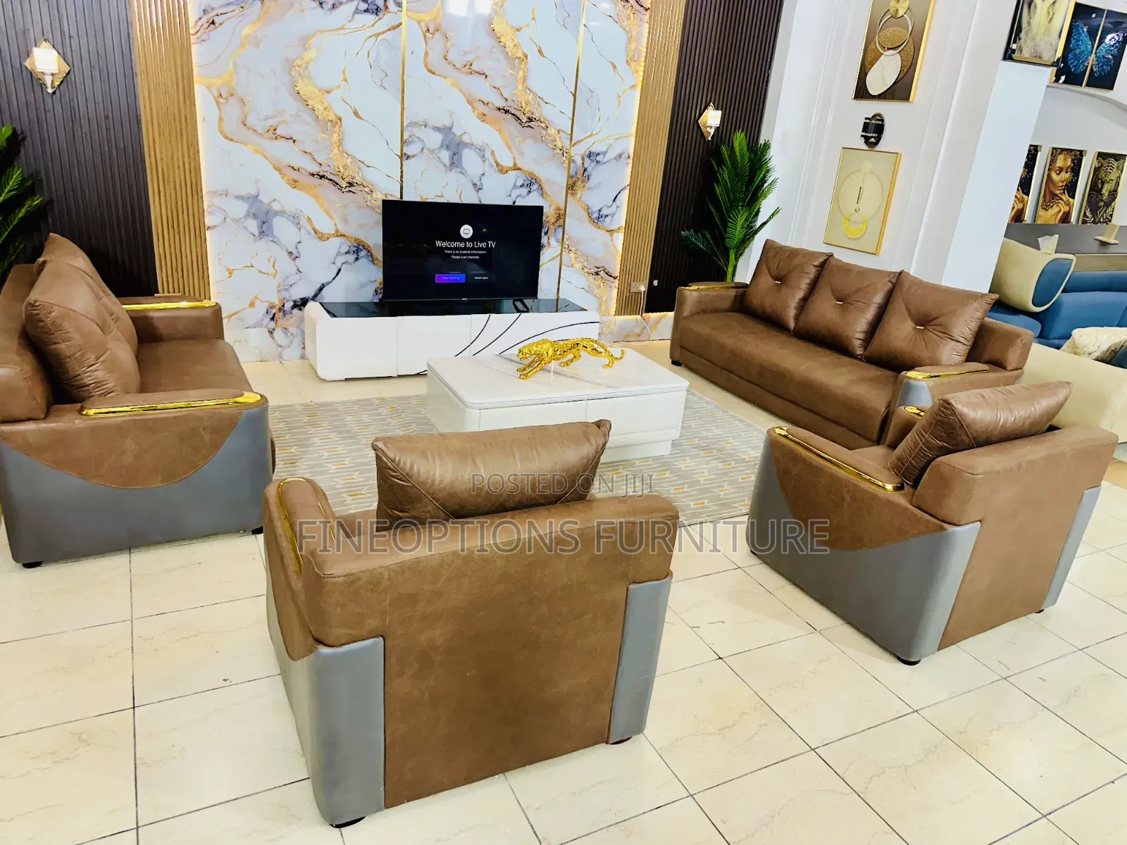 The Bronze Sofa Set