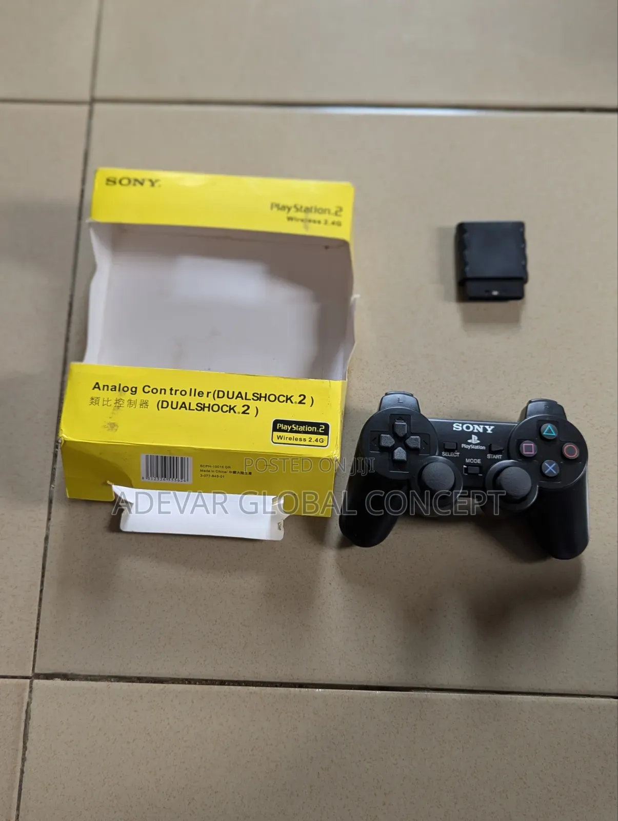 Sony Ps2 Dual Shock 2 Aaa Battery Wireless Pad Controller (2.4g)