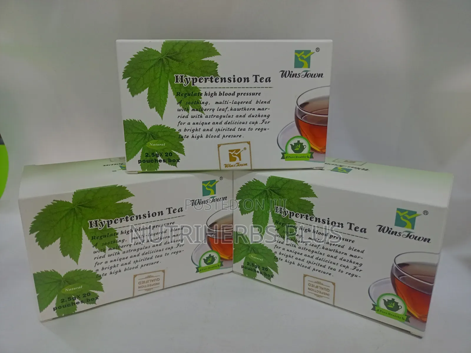 Wins Town Hypertension Tea:Helps Regulate High Blood Pressure (3 Pack)