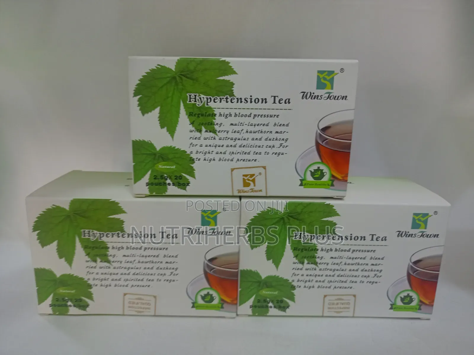 Wins Town Hypertension Tea:Helps Regulate High Blood Pressure (3 Pack)