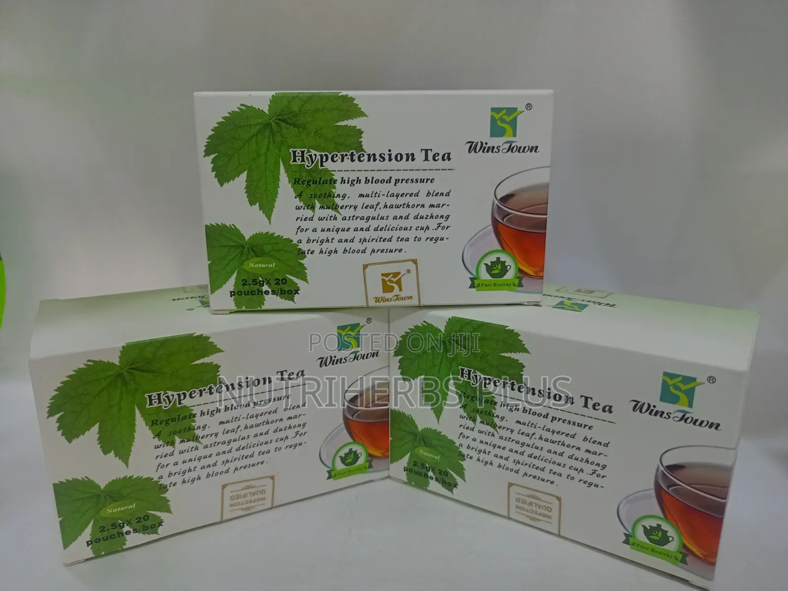 Wins Town Hypertension Tea:Helps Regulate High Blood Pressure (3 Pack)