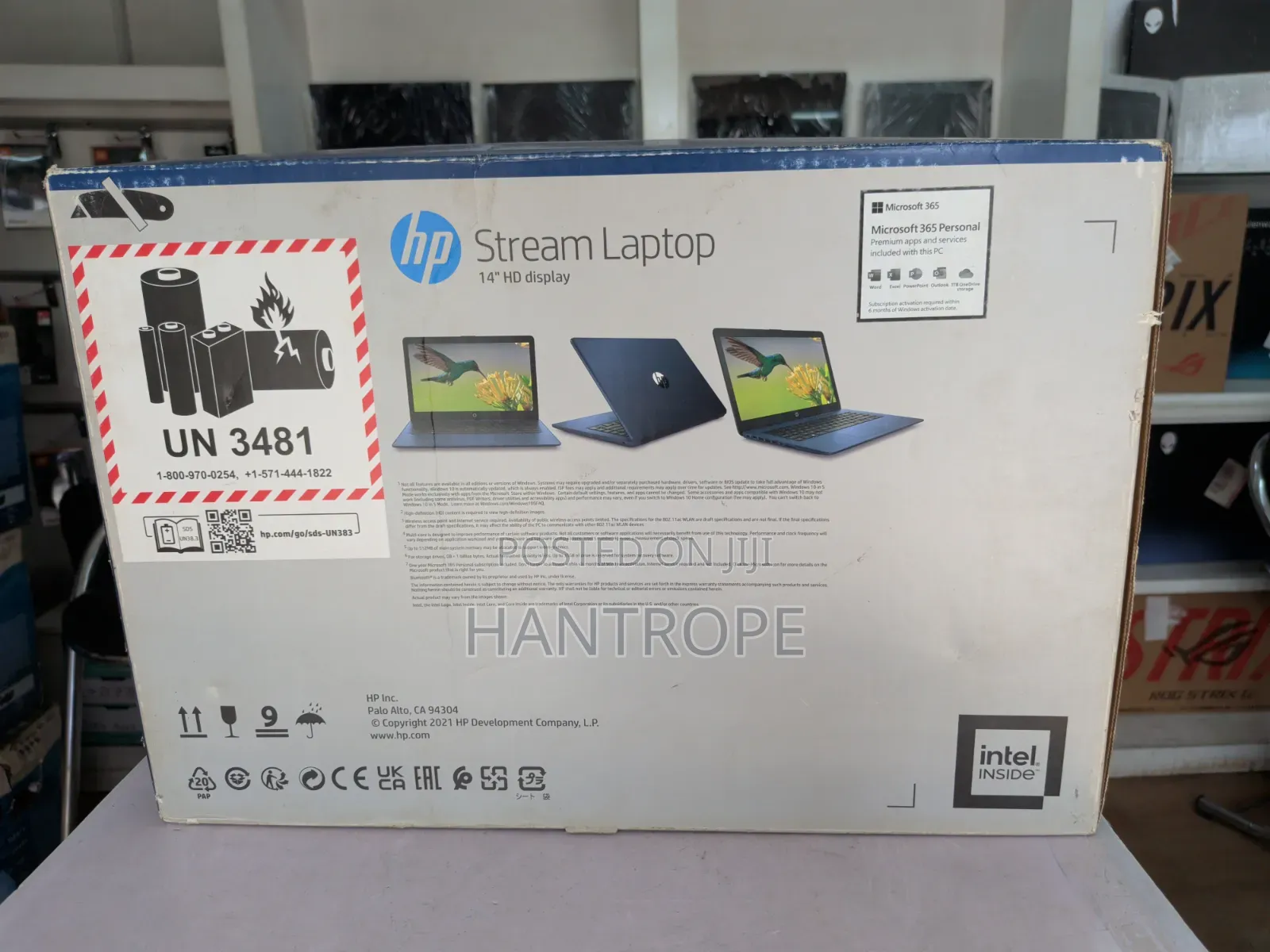 New Laptop HP 14S 4GB Intel Celeron SSD 640GB