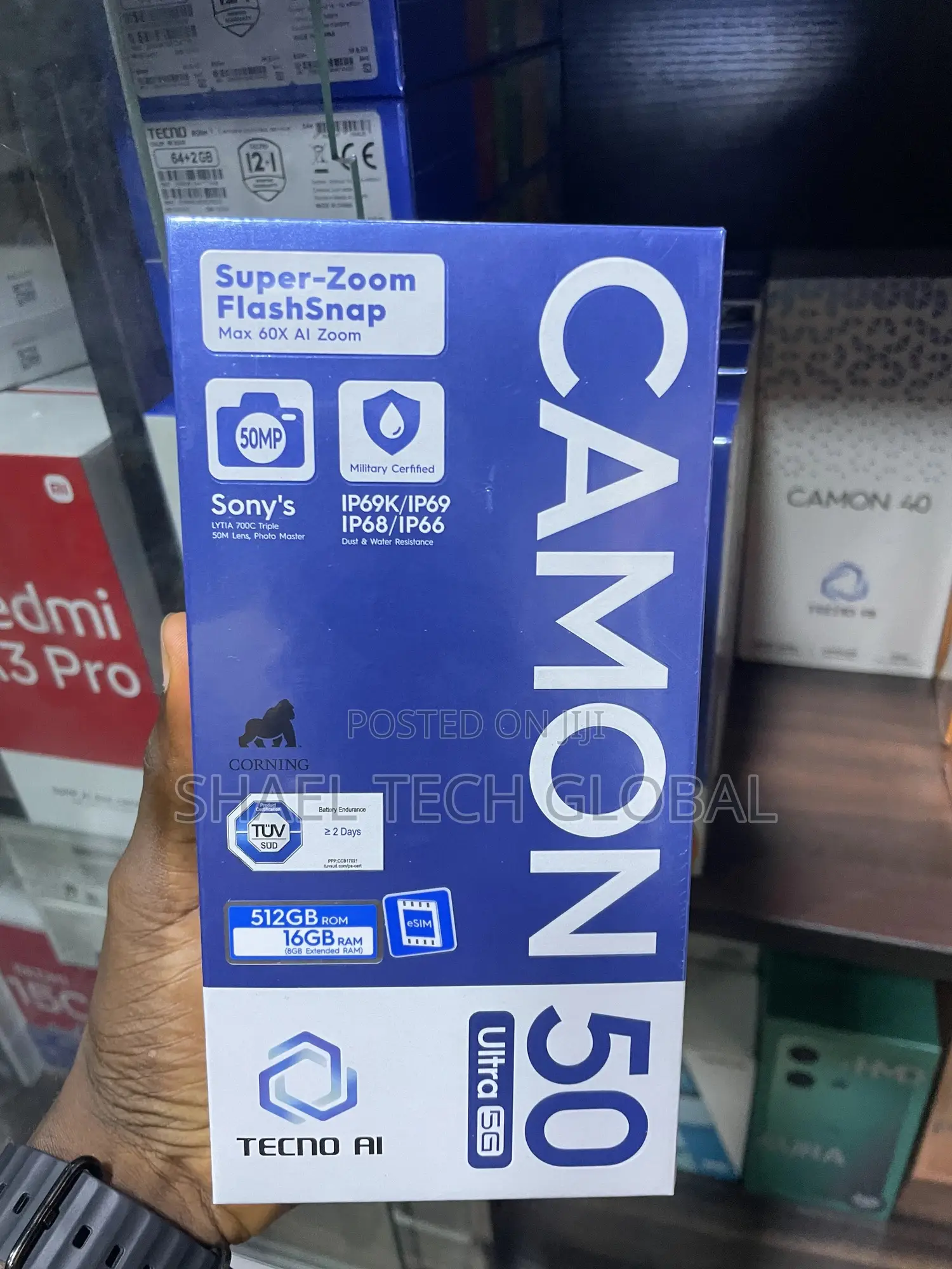 New Tecno Camon 50 Ultra 512 GB