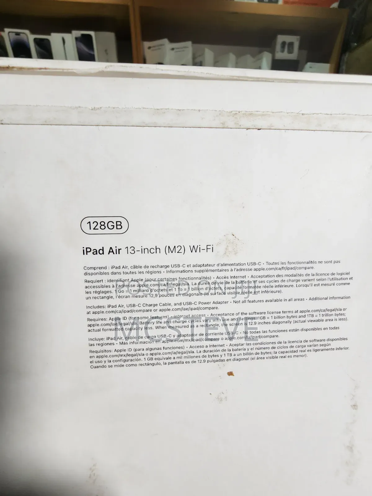 New Apple iPad Air 13 (2024) 128 GB Gray