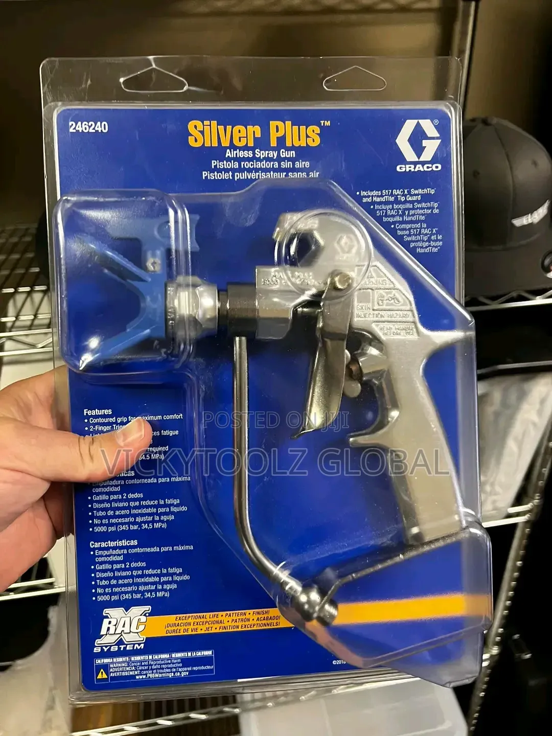 Graco Silver Plus Airless Spray Gun Model Number 246240