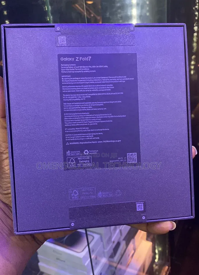 New Samsung Galaxy Z Fold7 512 GB Blue