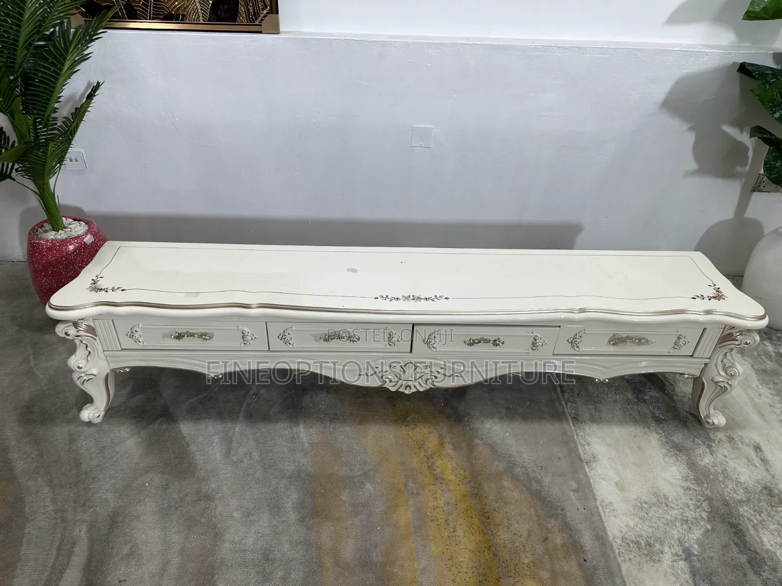 Ornate Tv Console