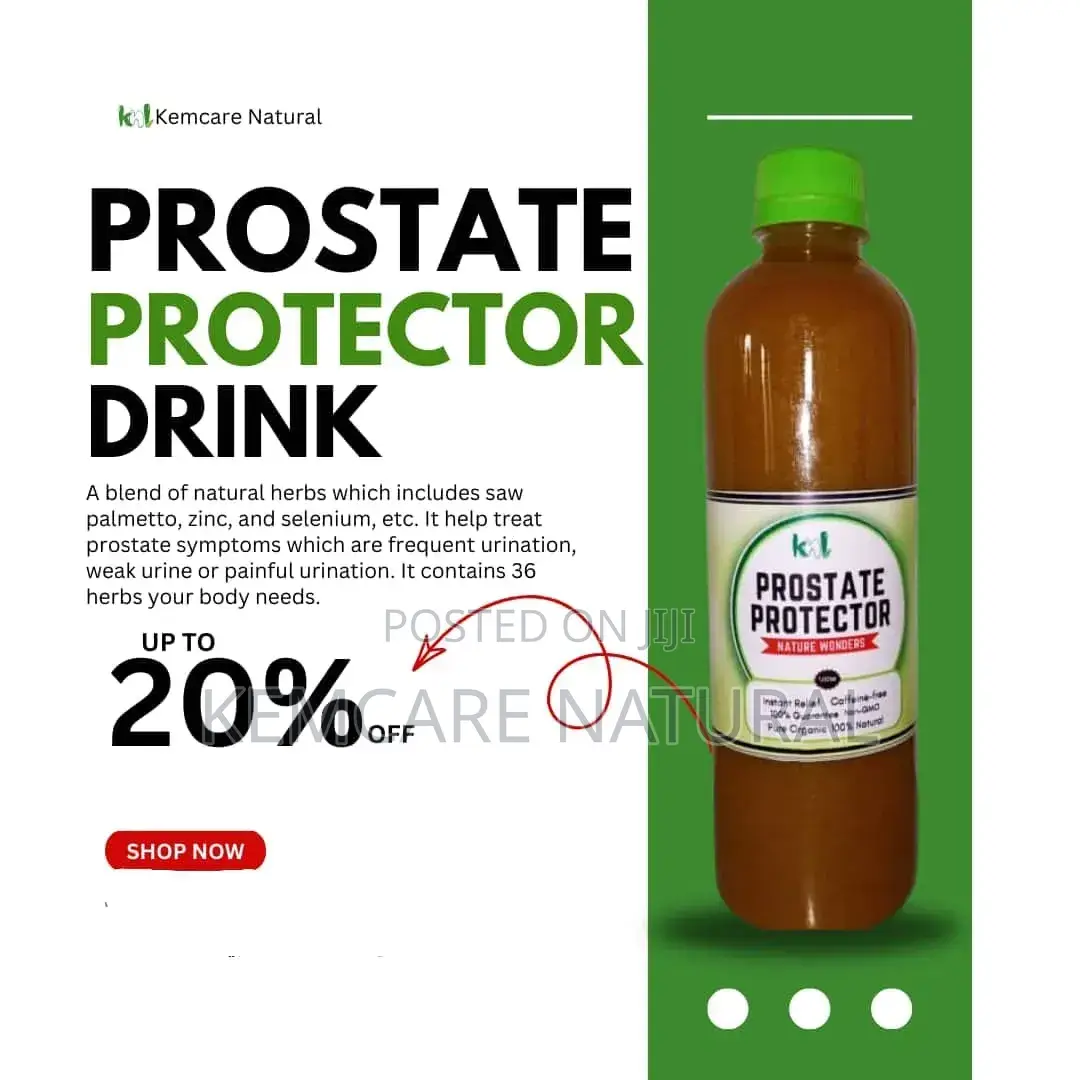 Prostate Health Supplement With Nettle Root Saw Palmetto Drink