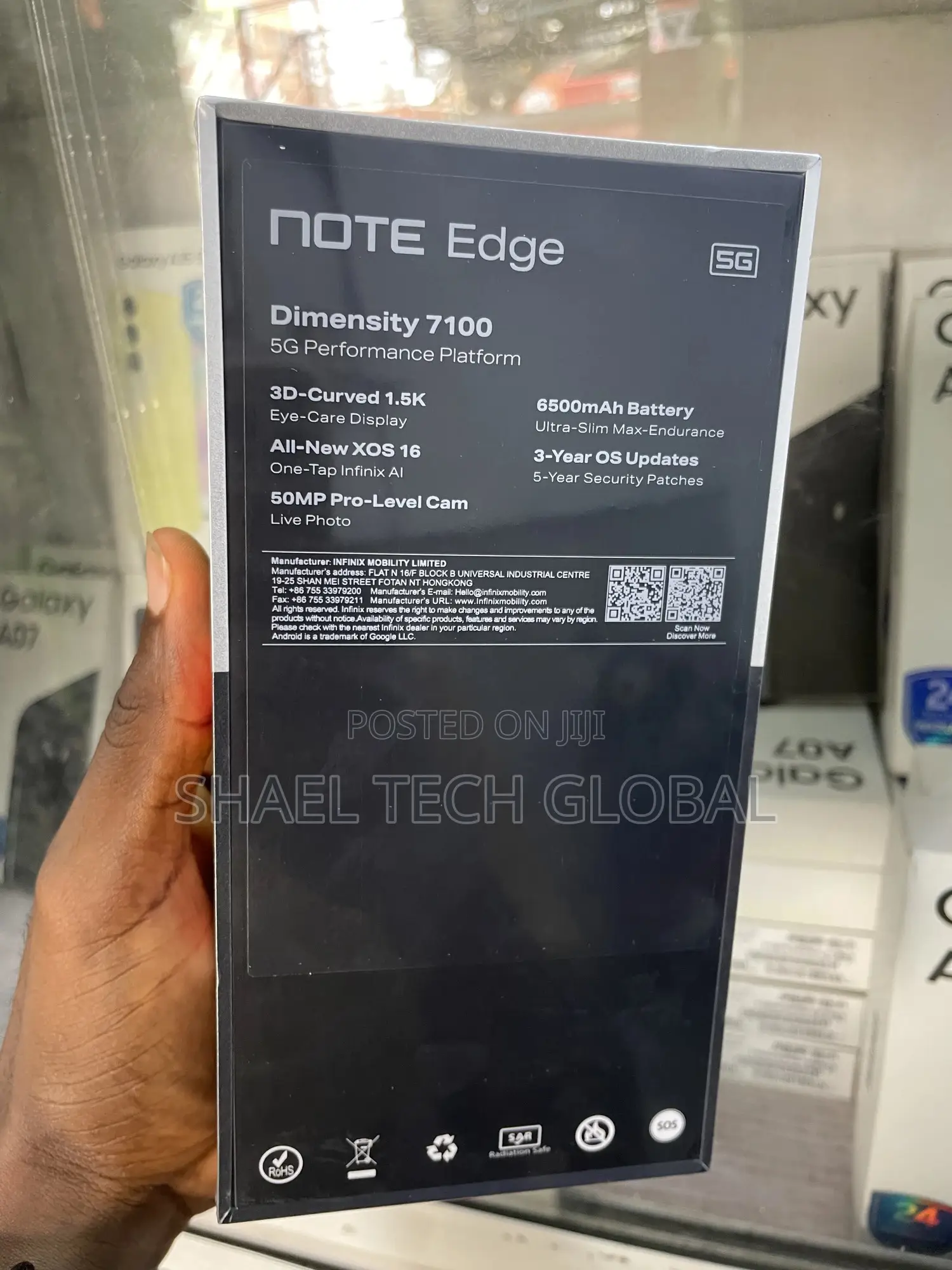 New Infinix Note Edge 256 GB