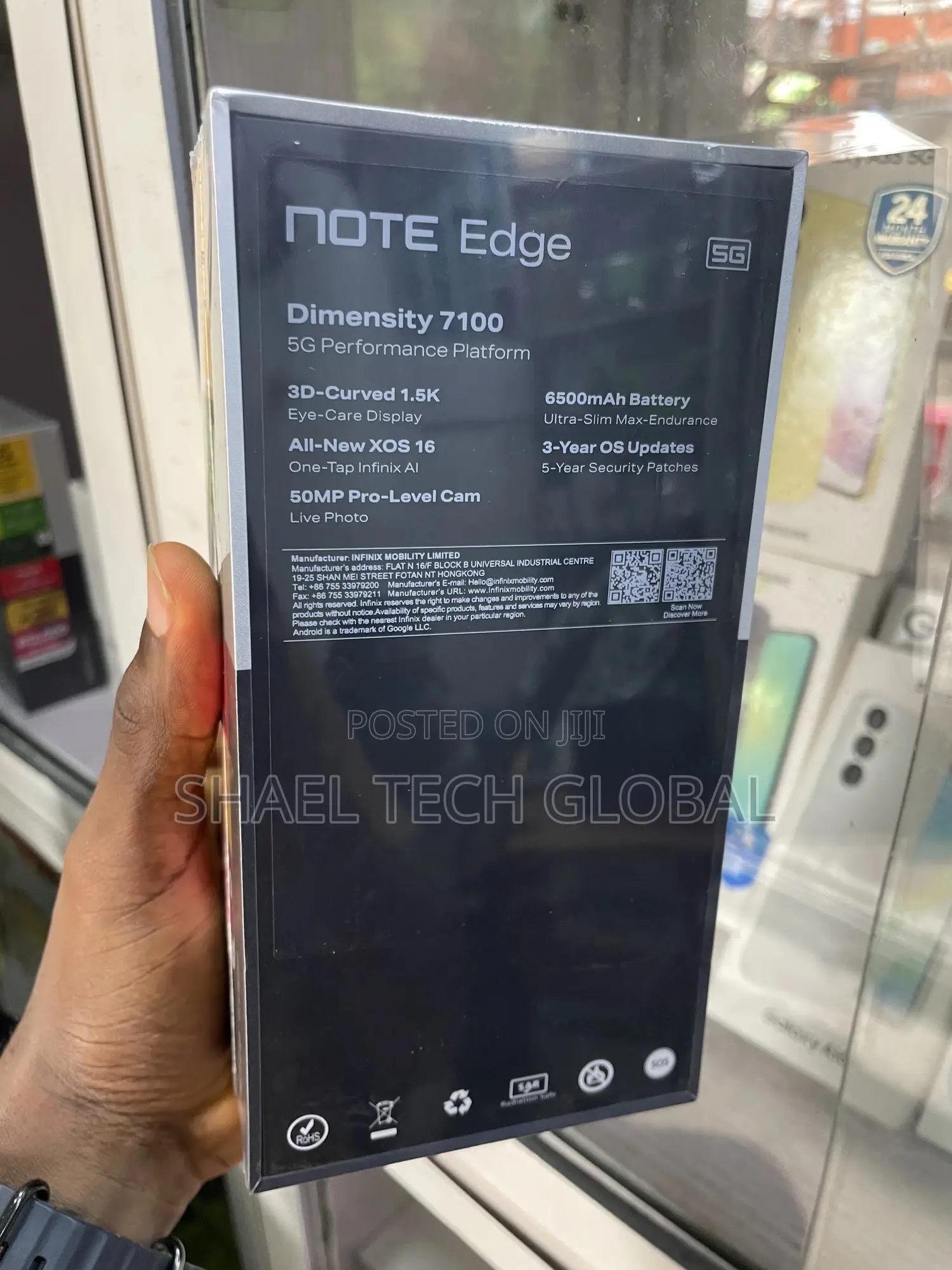New Infinix Note Edge 256 GB