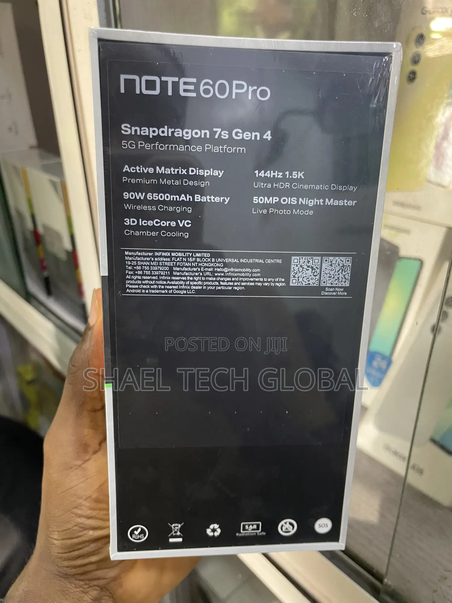New Infinix Note 60 Pro 256 GB Orange