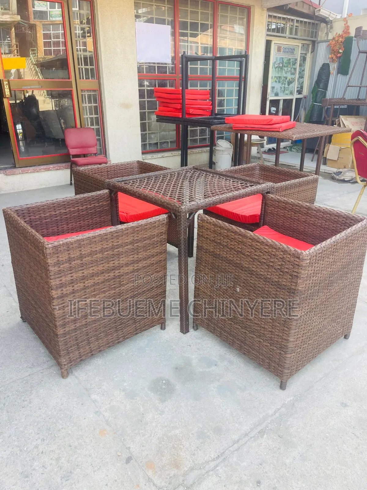 4in1 Rattan Outdoor Set