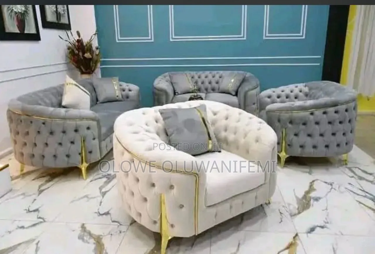Modern Chesterfield Sofa Chair Set