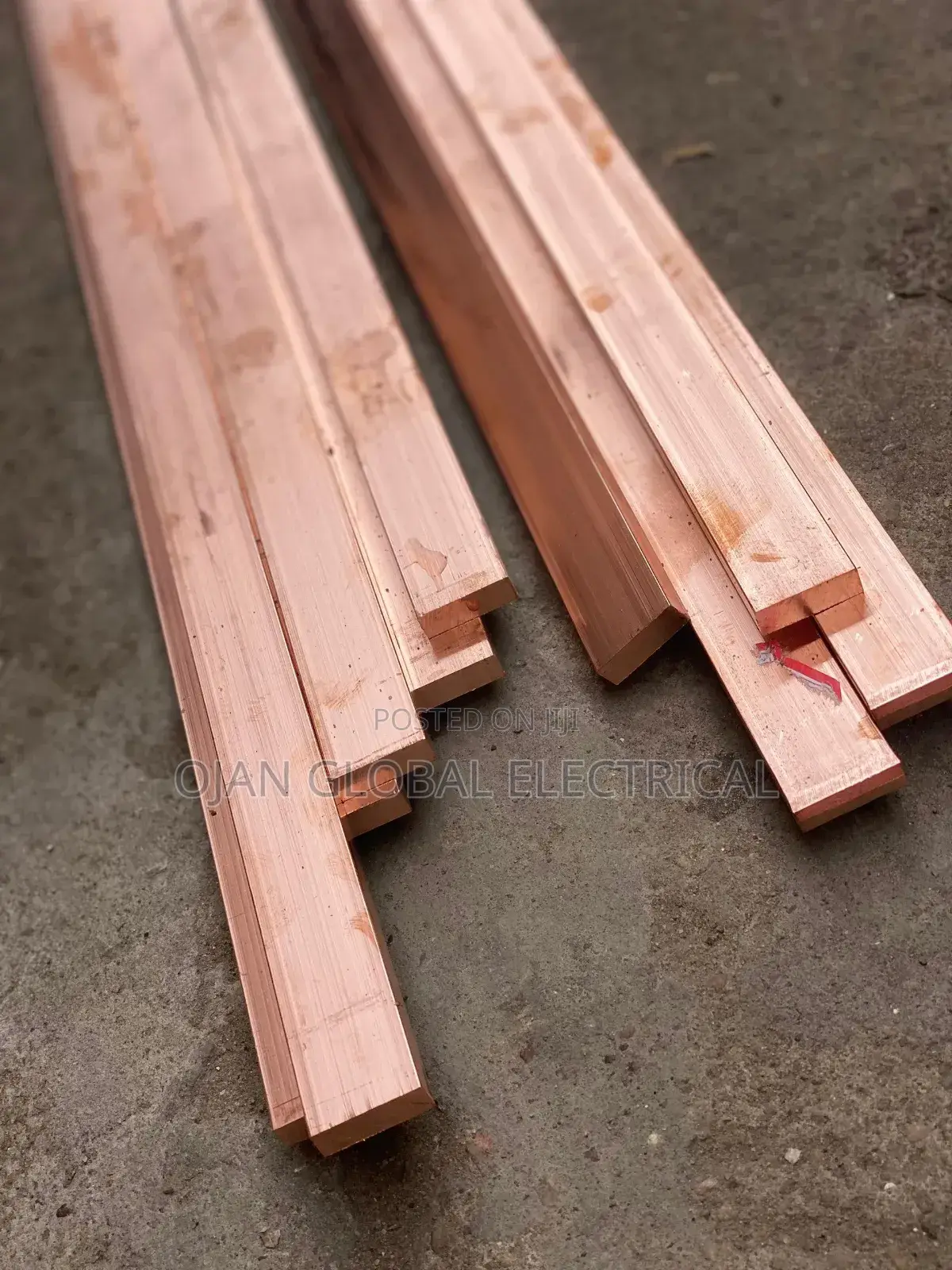 20 by 5 Flat Copper Bars