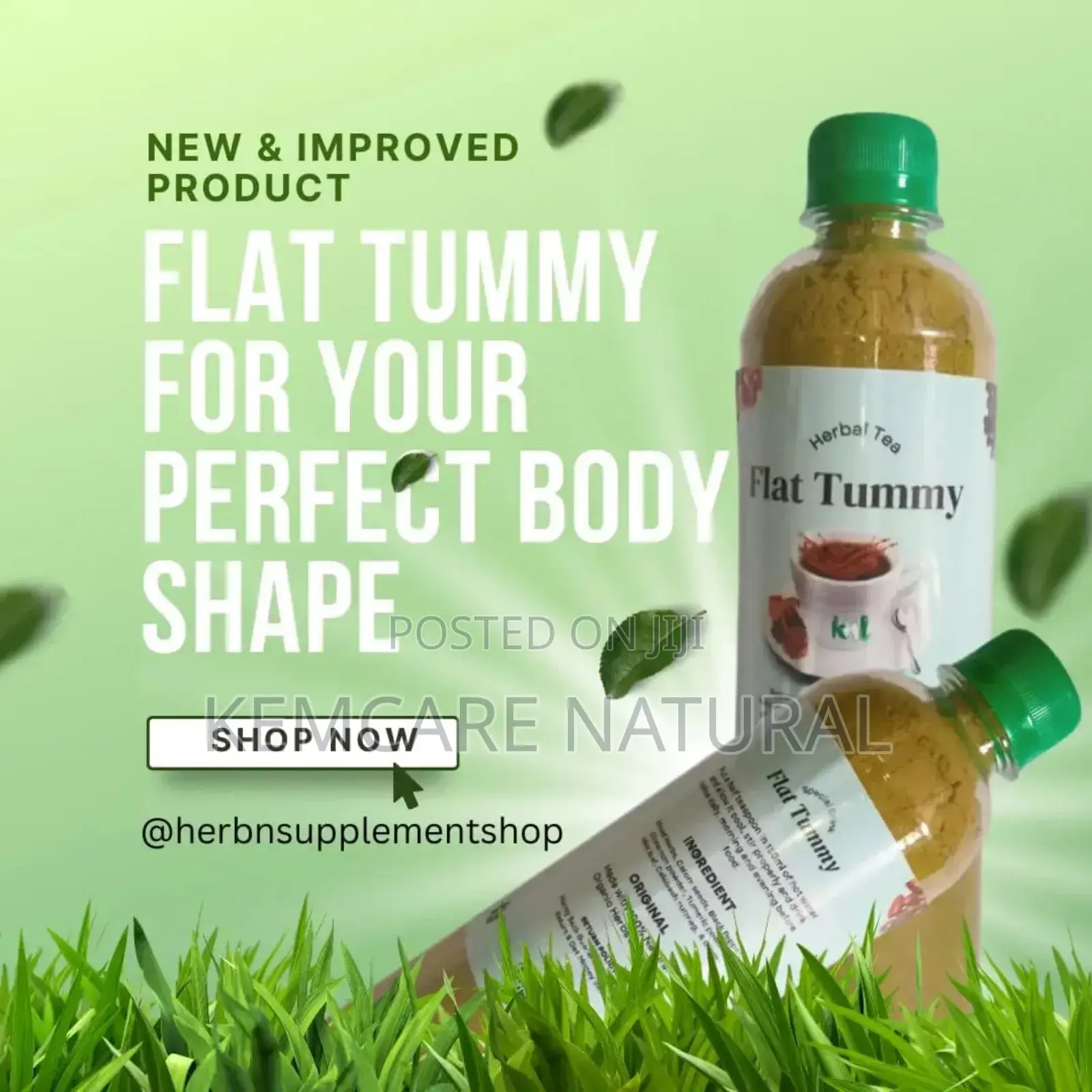 18-in-1 Flat Tummy Herbal Tea Slimmer Body Guide
