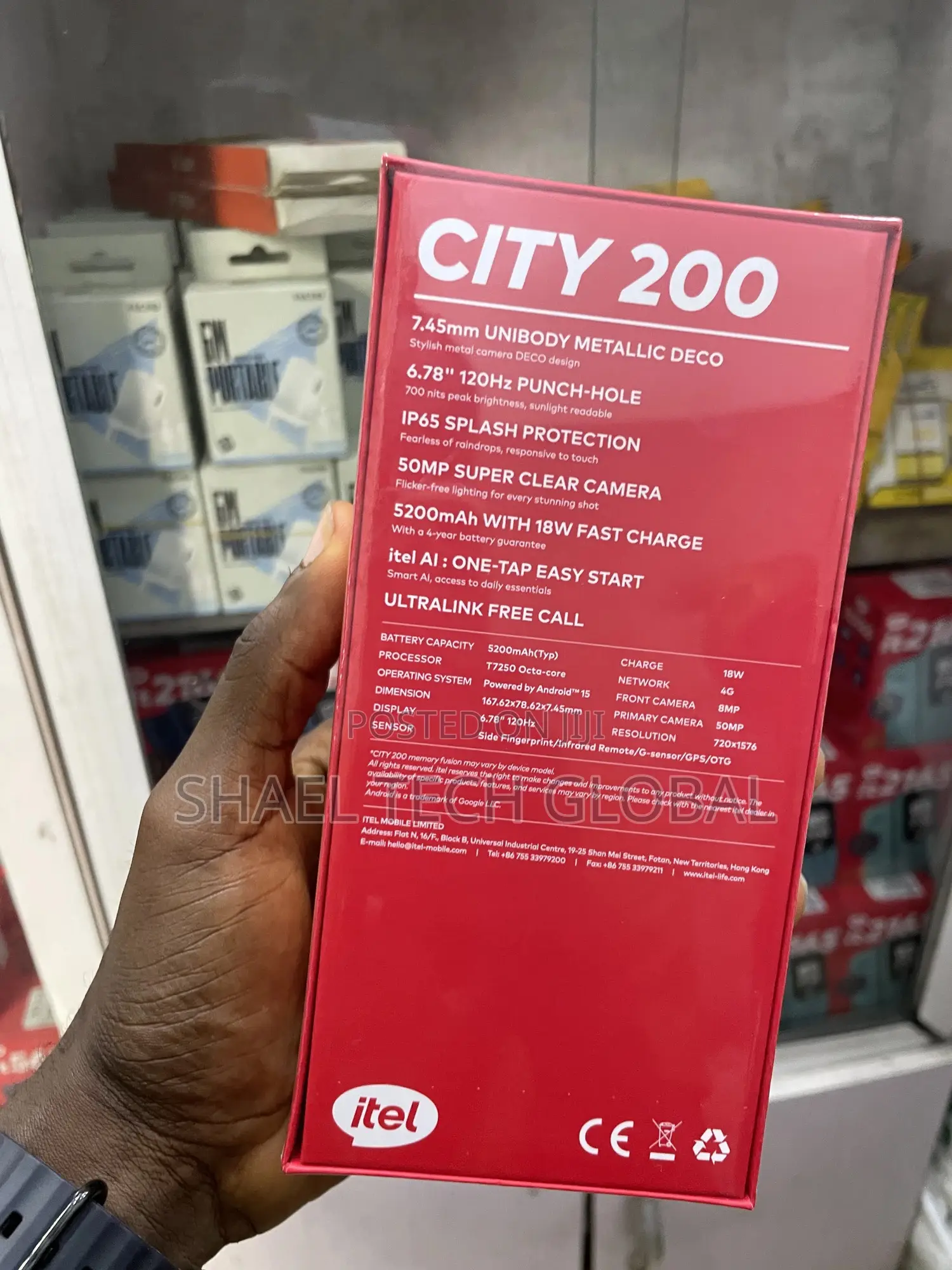 New Itel City 200 128 GB