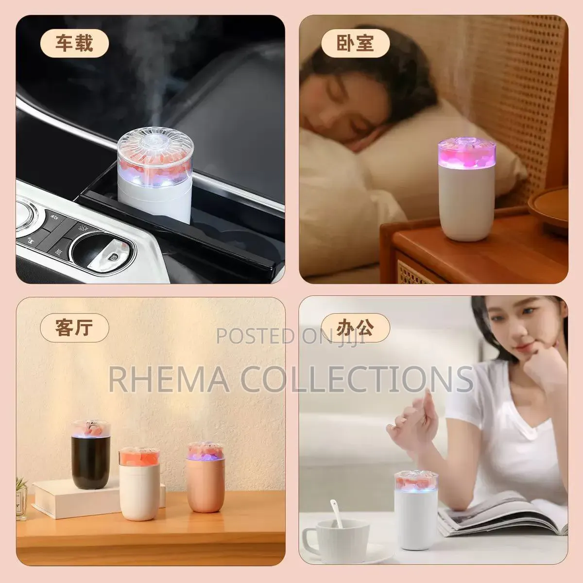 Rechargeable /Home/Office Crystal Salt Humidifier