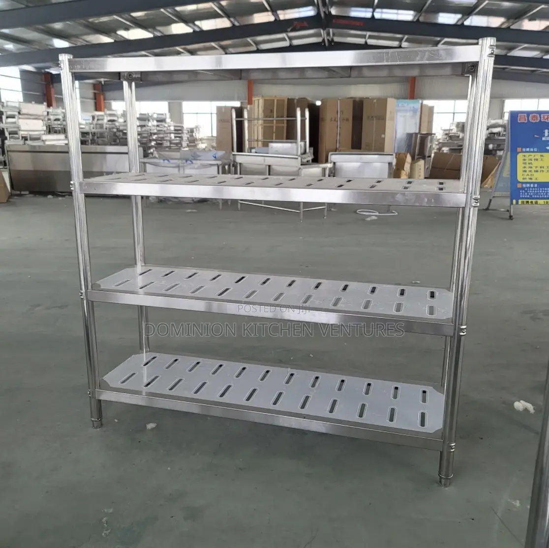 Stainless Steel, Perforated Shelf