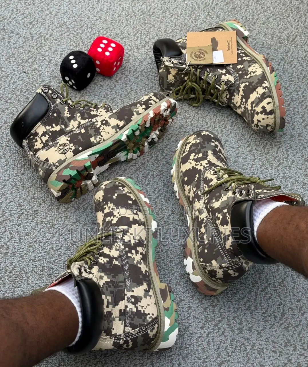 Original Timberland Unique Digital Camouflage Boot