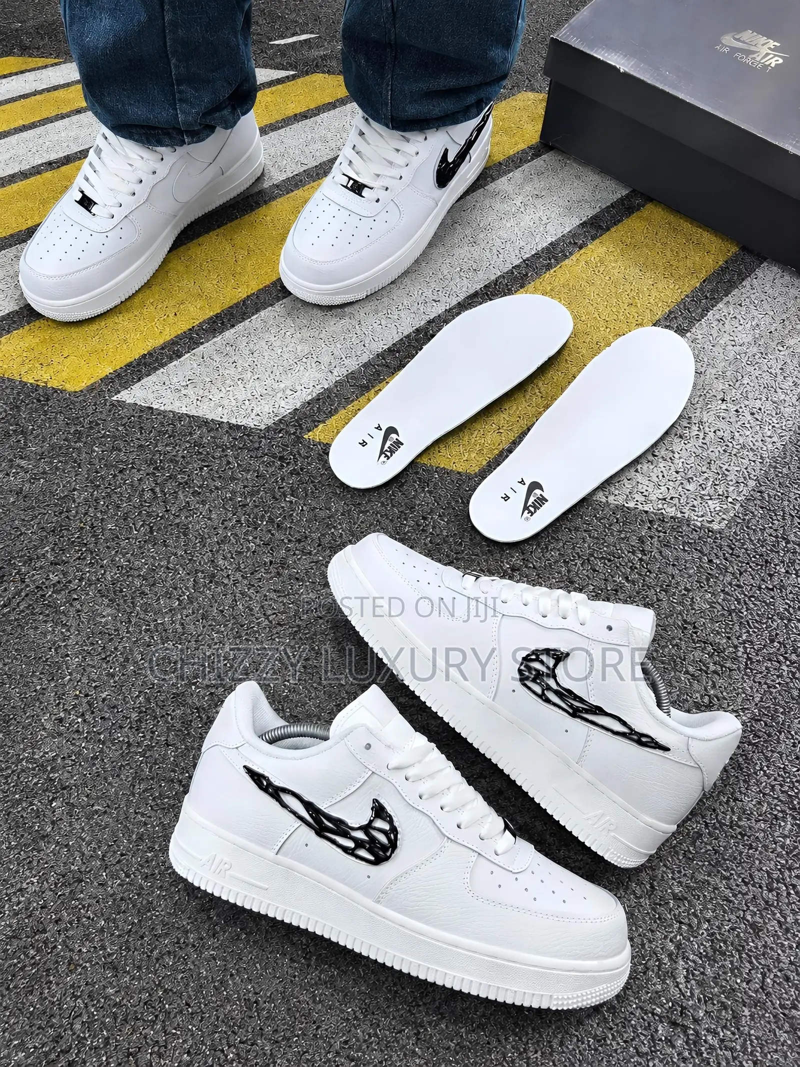 Nike Quality Luxury Men White Sneakers