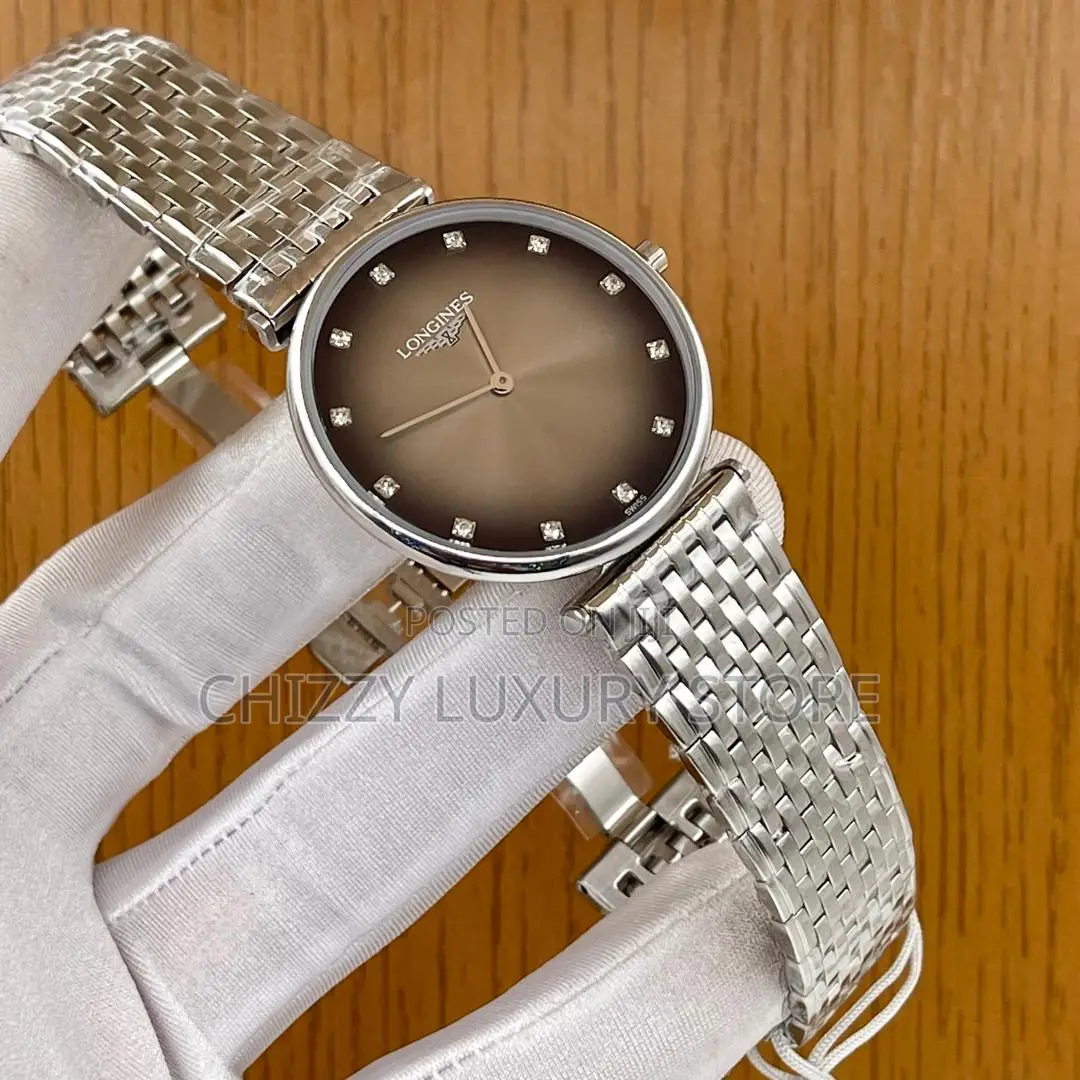 Longines Quality Luxury Ladies Chain Strap Wristwatch