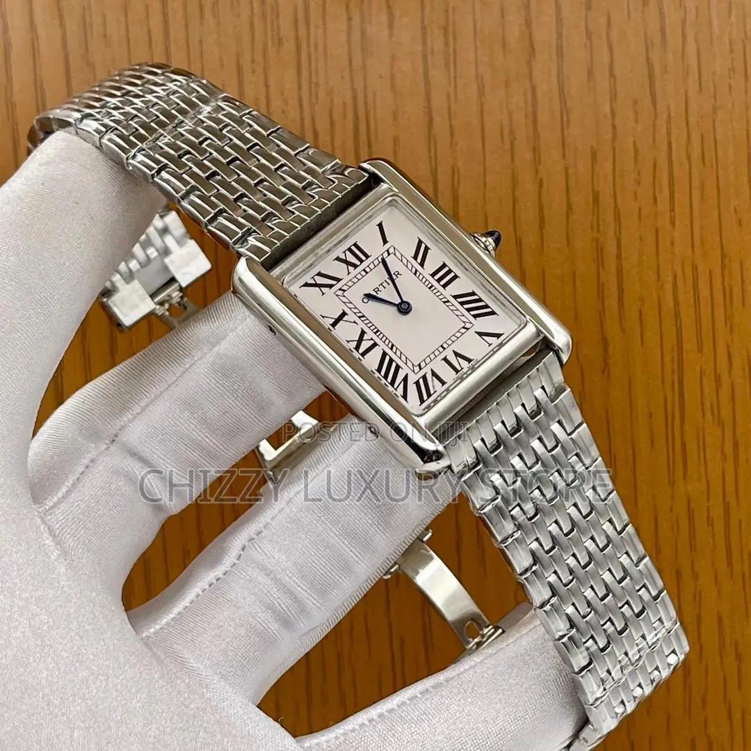 Cartier Quality Luxury Ladies Chain Strap Wristwatch